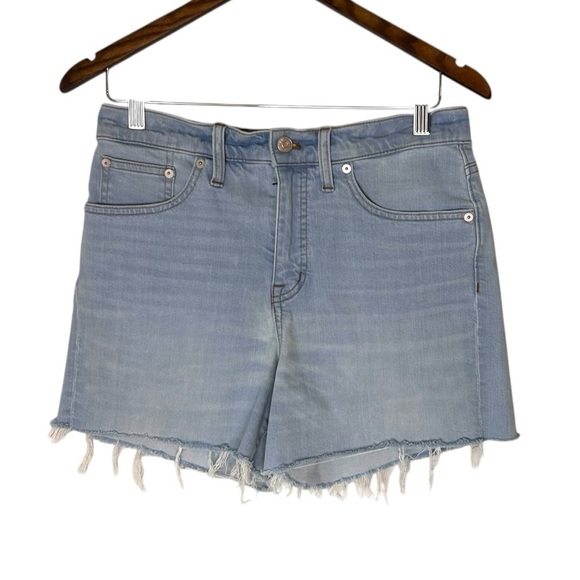 Madewell High-Rise Denim Shorts- Light Wash- Size 28 - Picture 3 of 9